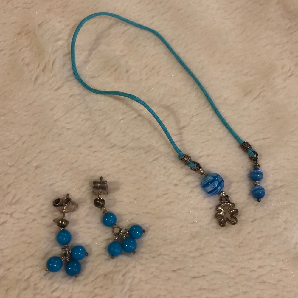 Mili Peruvian bracelet and earring set